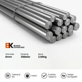 Besi Beton Polos 6mm (Bersertifikat)